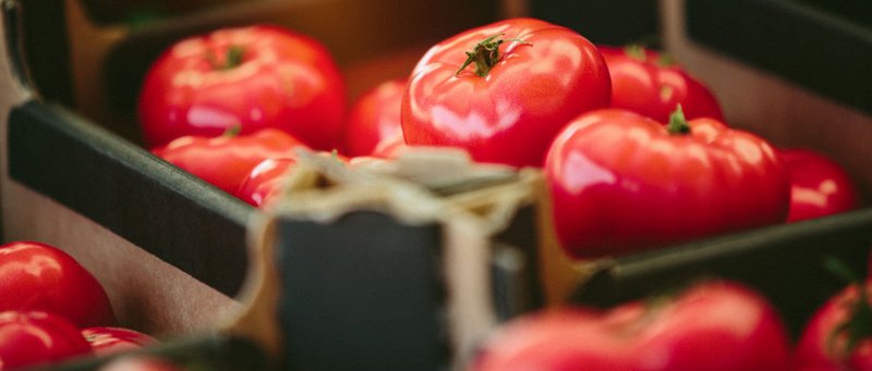Bounty with tomatoes