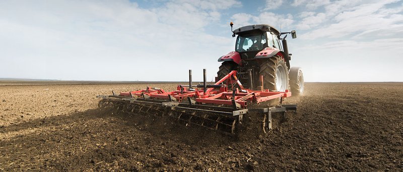 Power harrow tractor